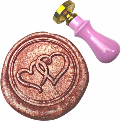 Creatissimo Pečetidlo motiv Dvě srdíčka – Zboží Dáma