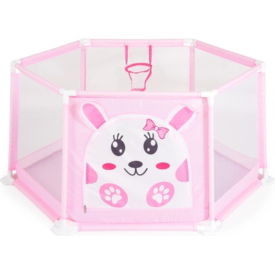 Moni Toys Кошара за игра 146 cm с 50 топки pink - 7061B (111939)