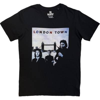 Paul McCartney London Town (Back Print) Black XL Риза (PMCTS18MB04)