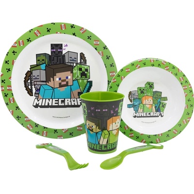 STOR Jídelní sada Minecraft 5 ks