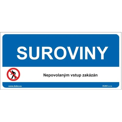 DUKO SUROVINY Formát: 190 x 90 mm, Materiál: plast 0,5 mm, samolepící vinylová fólie