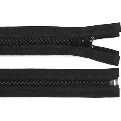 Spirálový zip No 5 délka 125 cm, 150 cm, malé, 1 (125 cm) černá