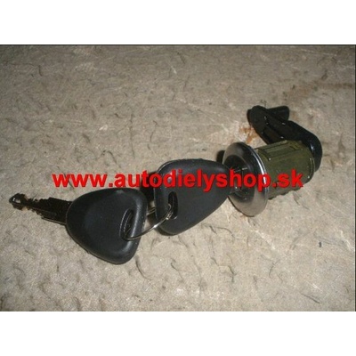 Fiat SEICENTO 5/98- 1x zámok dverí + 2 x klúč,Pravý
