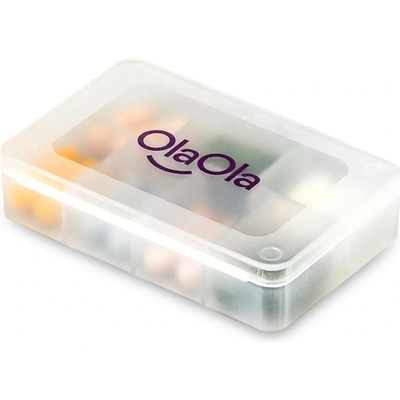 OlaOla Organizér na suplementy týdenní transparentní