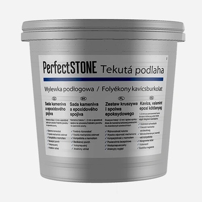 Den Braven Tekutá podlaha PerfectSTONE přírodní Varianta: Tekutá podlaha 15,91 kg kbelík černá