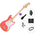 Squier Sonic Bronco Bass LRL SET 2 Tahitian Coral Електрическа бас китара