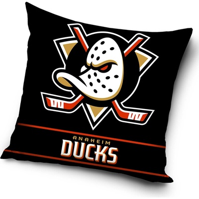 TipTrade Velurový Polštář NHL Anaheim Ducks 40x40