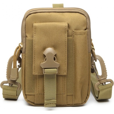 Kono casual malá crossbody taška khaki