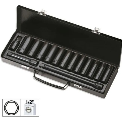 JGM Комплект ударни вложки 1/2, 15бр. ; jbm 52346