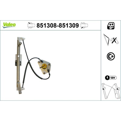 Zvedací zařízení oken VALEO 851309