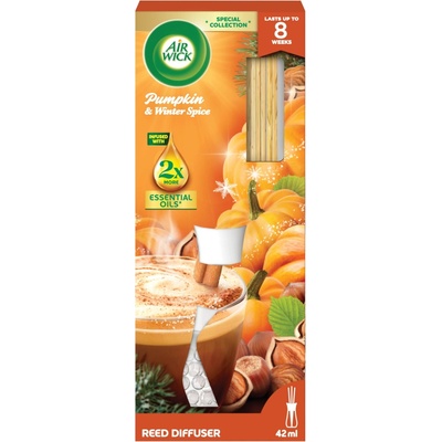 Air Wick Reed Diffuser Pumpkin Spice & Everything Fine aroma difuzér s náplní 25 ml