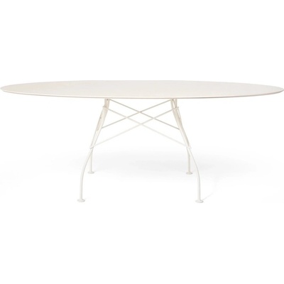 Kartell GLOSSY OVAL bílá