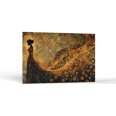 Abstrakt Zlatá elegancia | Obrazy Vintessia Rozmery: 30x45, S rámom a bez rámu: Bezrámový, Typ rámu: Bez rámu