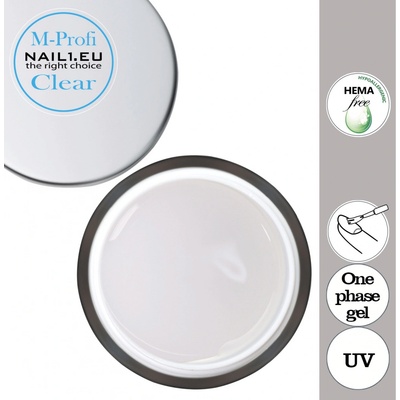 Nail1 M-Profi Clear UV gel Řídký 15 ml