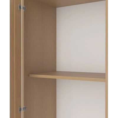 PURTEX Police pro skříň Pavla 120 DTDL/buk moření ořech 57,1x54cm