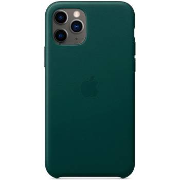 Image 1 of Apple Оригинален гръб Leather за Apple iPhone 11 Pro - Зелен