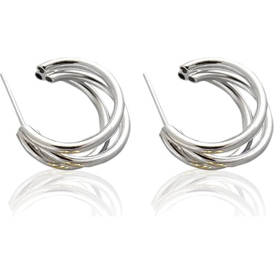 Majya stříbrné náušnice FREJA 10487