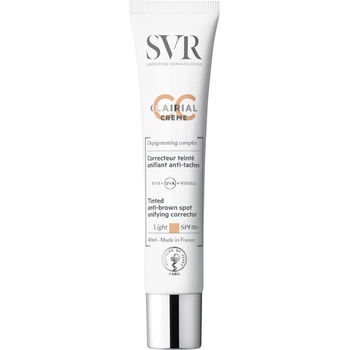 Laboratoires SVR Clairial Тониран крем за лице CC, светъл, SPF50+, 40 ml