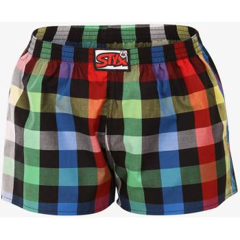 Styx Зелени и черни дамски карирани шорти Styx Styx | Cheren | ЖЕНИ | S