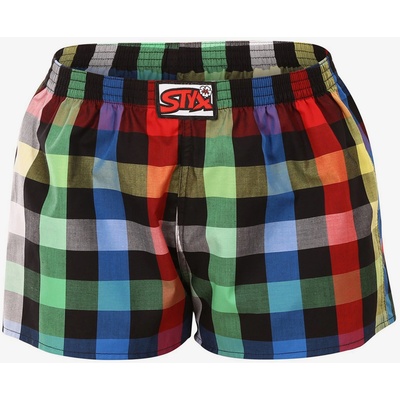 Styx Зелени и черни дамски карирани шорти Styx Styx | Cheren | ЖЕНИ | S