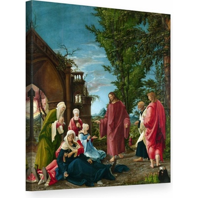 Obraz na plátne Albrecht Altdorfer - Kristus odchádza od svojej Matky - 30x40 cm