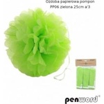POLSIRHURT Paper Pompon Green 25cm pp06