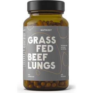 Nutriest Grass Fed Beef Lungs, 240 капсули, Nutriest (041341 NUTRS)