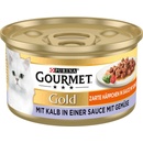 Gourmet Gold jemné kousky telecí & zelenina 12 x 85 g