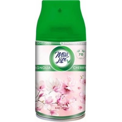 Miss Life Magnolia & Cherry Blossom náhradná náplň do elektrického osviežovača 250 ml