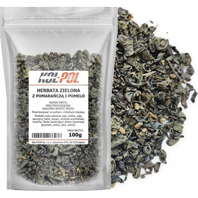 Kol-Pol Herbata Zielona Pomarańcza Pomelo 100 g