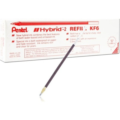 Pentel Náplň KF6 červená