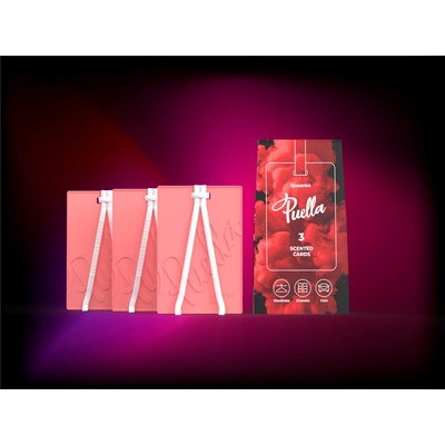 Puella voňavá karta Queenka, trojbalenie 54 g