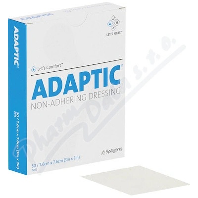 Adaptic 3M nepřilnavý obvaz 7,6 x 7,6 cm 50 ks