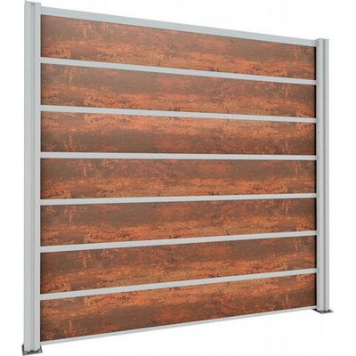 Gutta Guttafence premium laminát bílá / antracit 2,02 x 1,86 m