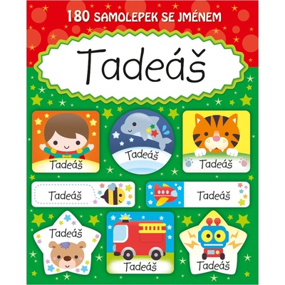 ARGUS Veselé nálepky samolepky se jménem Tadeáš