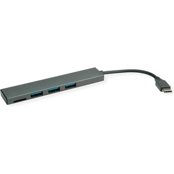Roline Адаптер ROLINE USB 3.2 Gen 2 Type-C - 3x USB, 1x карта 14.02. 5051-10 (14.02.5051-10)