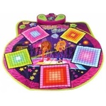 LEAN Toys Childrens Dance Mat Battery Operated Lights Sounds For Dance 91cm x 93cm