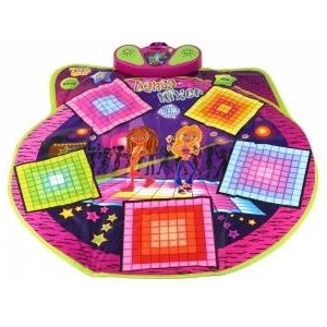 LEAN Toys Childrens Dance Mat Battery Operated Lights Sounds For Dance 91cm x 93cm