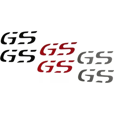 Samolepka GS pro BMW R1200 GS/Adventure, červená – Zboží Mobilmania