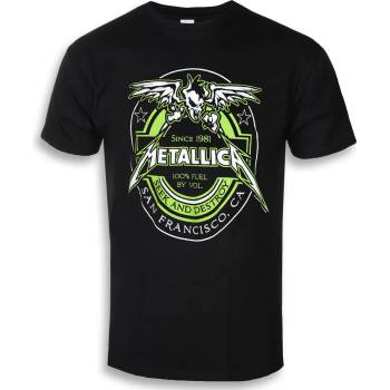 Image 1 of ROCK OFF мъжка тениска Metallica - гориво - Черен - RTMTLTSBFUE