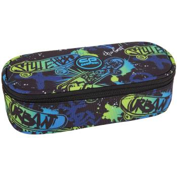 COOLPACK Елипсовиден ученически несесер Cool Pack Campus - Skate Night (F062930)
