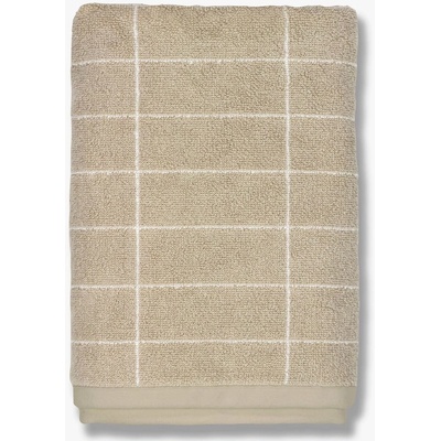 Mette Ditmer Denmark - Tile Stone Béžové bavlněné ručníky v sadě 2 ks 40 x 60 cm