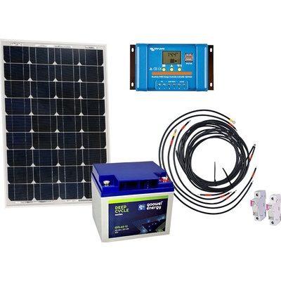 Victron Energy solární sestava 55Wp baterie Goowei Energy 45Ah – Zboží Mobilmania