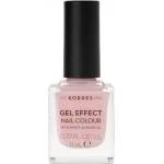 KORRES Лак с гел ефект с бадемово масло , Korres Gel Effect Nail Colour 5 Candy Pink 11ml