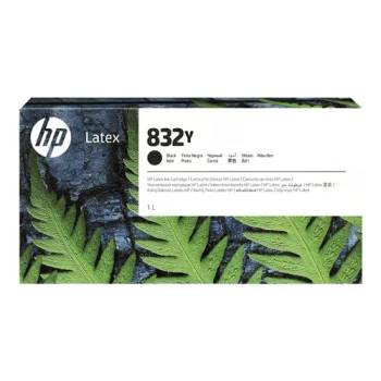 HP HP 832Y 1L Black Latex Ink Cartridge (4UV05A)