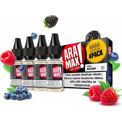 Aramax 4Pack Max Berry 4 x 10 ml 12 mg