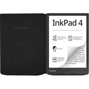 PocketBook Калъф за eBook четец PocketBook HN-FP-PU-743G-RB-WW - Front Cover, за InkPad 4 и Color 3 (HN-FP-PU-743G-RB-WW)