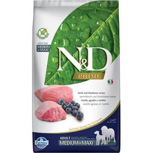N&D N&D Prime Medium & Maxi Lamb & Blueberry за средни и едри породи с агнешко