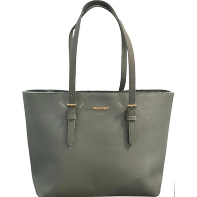 David Jones elegantní kabelka CM 6738F FLINSTONEBLUE modrá