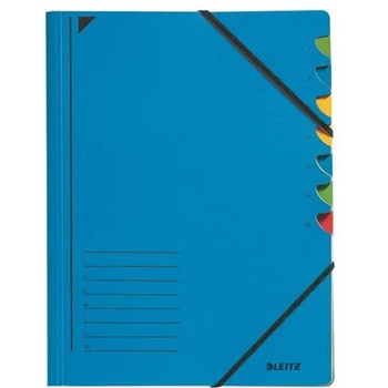 Leitz Папка с каучук, картон, А4, 7 отделения, leitz, синя 39070035 (39070035)